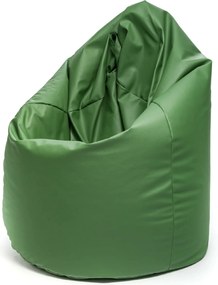 INTERMEDIC SK - Sedací vak Mega Sako z ekokože 135x85 cm | relaxačné a pôrodné kreslo, 335 l Farba: E09 - Zelená tmavá (ekokoža)