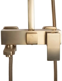 REA-P7050 - Sprchová súprava s batériou JACK, brúsené zlato