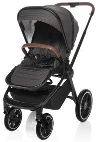 Zopa športový kočík MOVE CROSS + nánožník a pláštenka - rocky grey (black)