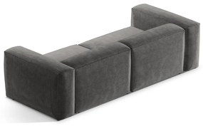 Svetlosivá menčestrová pohovka 264 cm Bergano – Cosmopolitan Design