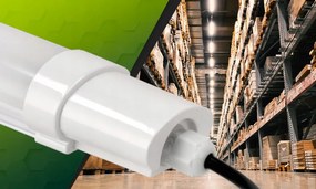 SADA 2 LED svietidiel 120cm 36W 3000lm Hermetické svietidlo IP65 do garáže, dielne