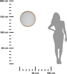 Zrkadlo Natalie, hnedé