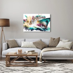 Obraz - Akvarelové more (90x60 cm)