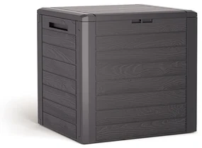 Záhradný box, 140 l, tmavo hnedá