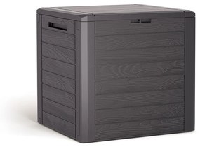 Záhradný box, 140 l, tmavo hnedá