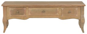 vidaXL TV stolík hnedý 100x35x35 cm drevený