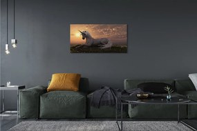Obraz na plátne Unicorn horské slnko 100x50 cm