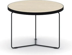 Okrúhly konferenčný stôl TENDER, priemer 50 cm, dub prírodný