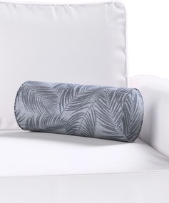 Jednoduchý valcový vankúš farba produktu sivá látka lesklá, vzorované