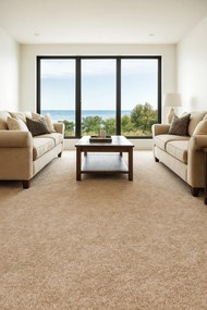 Vopi, AKCIA: 330x370 cm Metrážny koberec Laguna béžová - neúčtujeme odrezky z role, šíře, béžová, ab (mriežka), detská izba