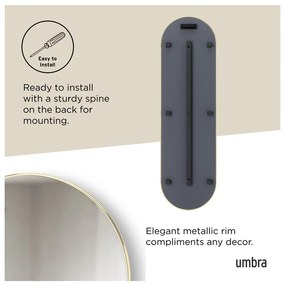 Nástenné/stojacie zrkadlo 46x157 cm Hubba – Umbra