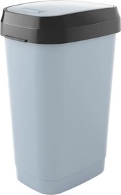 KIS Odpadkový kôš Dual Swing Bin L sivý, 50 l