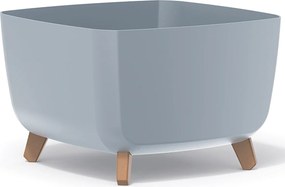 Plastový kvetináč na nožičkách DGQL400 39 cm - svetlosivá