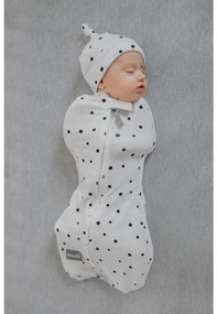 Zavinovačka Sleepee First Step Swaddle s čiapočkou zadarmo svetlosivá