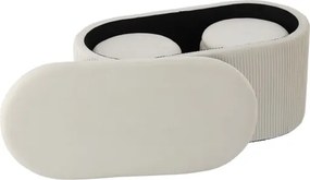 Set troch taburetiek ARVION biele PHO5970 (3 ks)