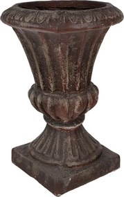 Hnedý antik kvetináč v barokovom štýle Baroque - 40*40*52 cm
