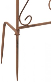 Mriežka na ruže Burg - 122 x 35 cm - Hnedá antik