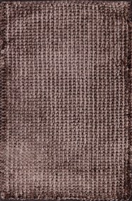 Kúpeľňová predložka Ella micro coffee, 50x40, hnedá, kúpeľňa, BO-MA