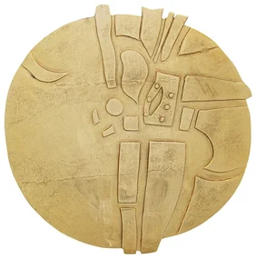 Kala Antique nástenná dekorácia zlatá Ø60 cm