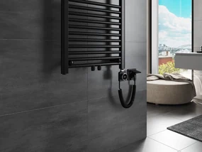 Mexen Mars, elektrické vykurovacie teleso 900 x 600 mm, 400 W, čierna, W110-5900-600-6400-70