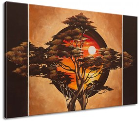 Gario Ručne maľovaný obraz Sférický strom Rozmery: 120 x 80 cm