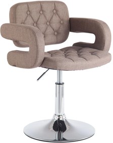 Kreslo Dublin - látka - Sivo hnedá (Taupe)