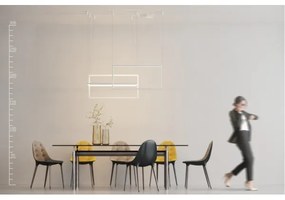 Azzardo AZ2915 - LED Stmievateľný luster na lanku METRIC 1xLED/135W/230V