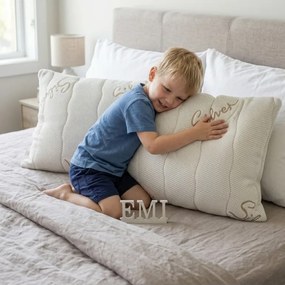 Vankúš 50x70 cm prešívaný antialergický Silver EMI 1+1 ZADARMA