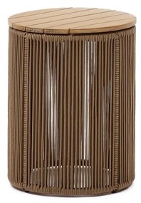 Okrúhly záhradný odkladací stolík ø 40 cm Mesa – Kave Home