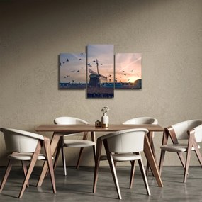 Obraz veterného mlyna (90x60 cm)