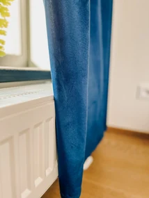 Kráľovsky modrý zatemňovací záves VELVET 140x270 cm Zavesenie: Riasiaca páska