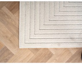 Koberec Nova 3D geometria, krémový