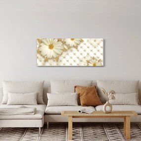 Obraz - Zlatá koláž (120x50 cm)