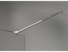 Mexen, Mexen Kioto-X sprchová stena 140 x 200 cm, grafit 10 mm, chróm - 800-140-101-01-40-X