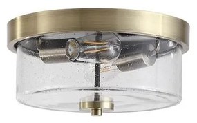 Searchlight 66210-2AB - Kúpeľňové stropné svietidlo PRESTON 2xE27/60W/230V IP44 priemer 33 cm, mosadz