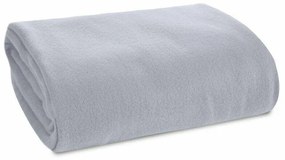 Fleecová deka POLAR 150x200 cm strieborná