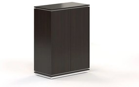 Stredná skriňa Creator 83,2 x 44,5 x 115,5 cm, biela / wenge