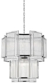 Zuma Line P0528-08A-F4AC - Luster na reťazi SERGIO 8xE14/60W/230V chróm