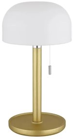 Globo 21016M - LED stolná lampa NORMAN LED/1,5W/3,7V 3000/4200/6000K mosadz