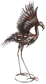 Plameniak 69 cm - kovová záhradná dekorácia