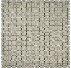 Sklenená mozaika CUBA 03C KRÉMOVÁ 30,5x30,5 cm