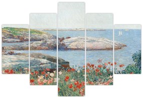 Obraz - Childe Hassam, Poppies,  Isles of Shoals, reprodukcia (150x105 cm)