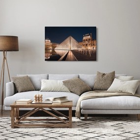 Obraz - Louvre v noci (90x60 cm)