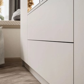 ŠATNÍKOVÁ SKRIŇA NESSIE KAŠMÍR 4D2 PUSH + ZRKADLÁ