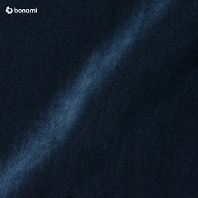 Modrá zamatová rozkladacia/s úložným priestorom rohová pohovka (ľavý roh/do L) Laurence – ELTAP