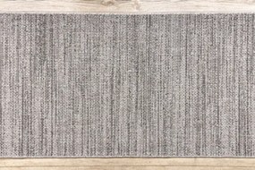 Behúň SIZAL FLOORLUX vzor 20389 strieborný / čierny