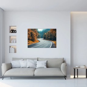 Obraz - Kľukatá cesta (90x60 cm)