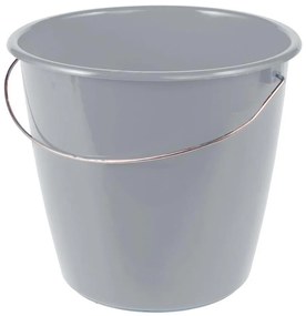 Vedro s kovovou rúčkou 5 l sivá 5 l 24x20 130
