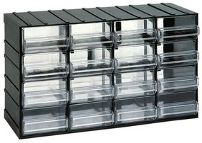 ArtPlast Modulová skrinka so zásuvkami, 382 x 148 x 230 mm, 16 zásuviek