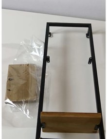 AKCIA Kovová nástenná polica TANDOR 20x55 cm II. akosť